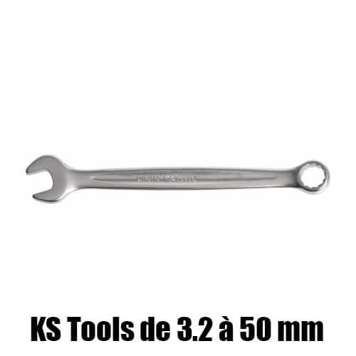 Clés Mixtes Plates KS Tools de 3.2 mm à 50 mm